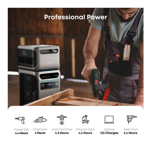 Anker SOLIX F3000 Portable Power Station — vista 3