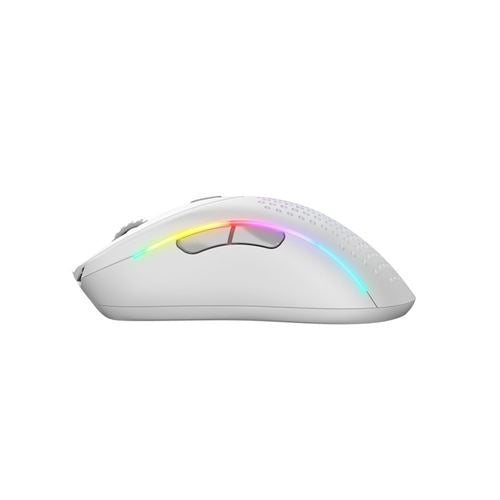 Glorious Model D 2 Wireless Gaming Mouse - White
 Ergonomic Shape;  For Medium to Large Ha — vista 3
