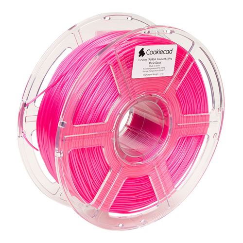 Cookiecad 1.75mm TPU 3D Printer Filament 1.0 kg (2.2 lbs.) Spool - Pixie Dust — vista 3
