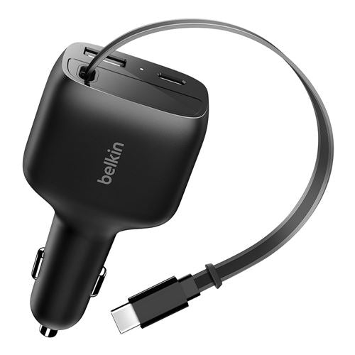Belkin Retractable Car Charger 75W — vista 3