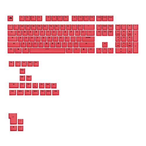 Glorious GPBT Basics Keycaps - Revive Red — vista 3
