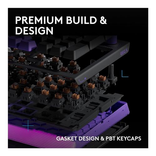 Logitech G G512 X 98 Dual Swap TMR Analog Mechanical Gaming Keyboard - Black — vista 3