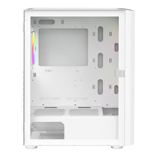 Montech X2 Plus Tempered Glass ATX Mid-Tower Computer Case - White — vista 3