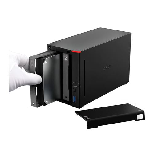BUFFALO LinkStation SoHo 720 Professional Office Dual Bay NAS - 8TB (2x 4TB) HDD Included — vista 3
