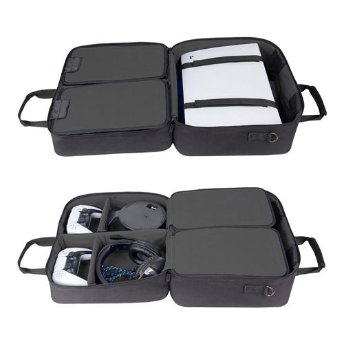 Accessory Power USA GEAR Console Case - Black
 Compatible with PlayStation 5, Xbox Series  — vista 3