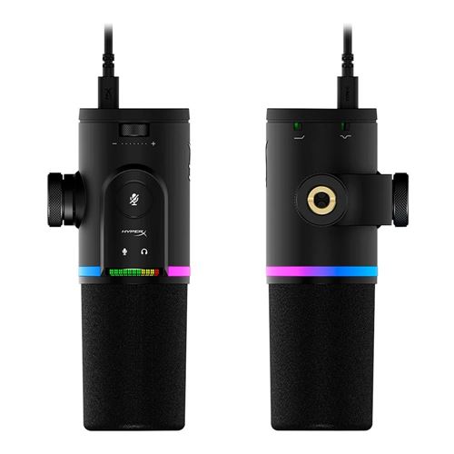 HyperX FlipCast USB Dynamic Microphone - Black — vista 3