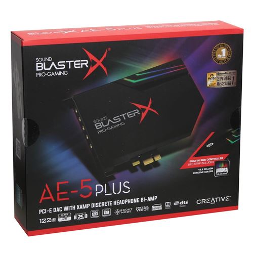 Creative Labs Sound BlasterX AE-5 Plus - Black — vista 3