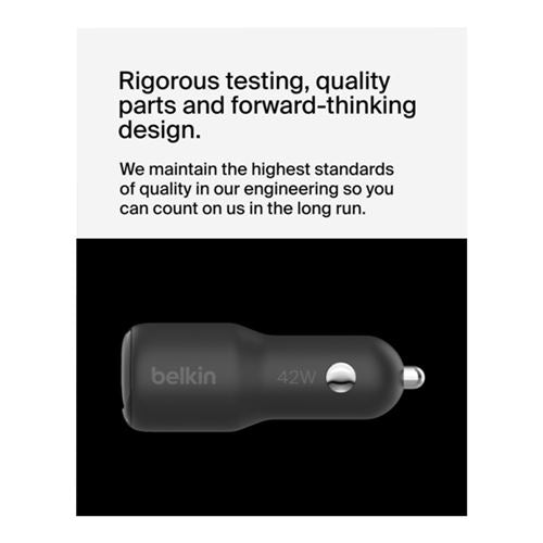 Belkin 42W CAR CHARGER 1USBC/1A — vista 3