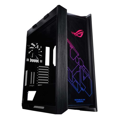 ASUS ROG Strix Helios GX601 RGB Tempered Glass ATX Mid-Tower Computer Case - Black — vista 3