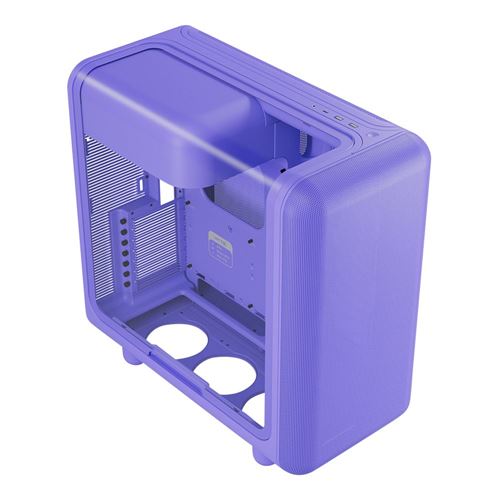 HYTE X50 Tempered Glass ATX Mid-Tower Computer Case - Purple — vista 3