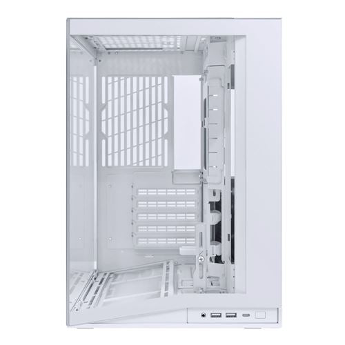 Lian Li O11 DYNAMIC MINI V2 Tempered Glass ATX Mid-Tower Computer Case - White — vista 3