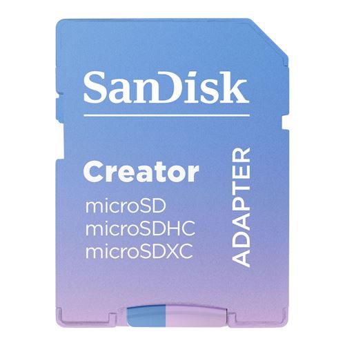 Sandisk Creator Series 128GB microSDXC Class 10 UHS-I Flash Memory Card with Adapter — vista 3