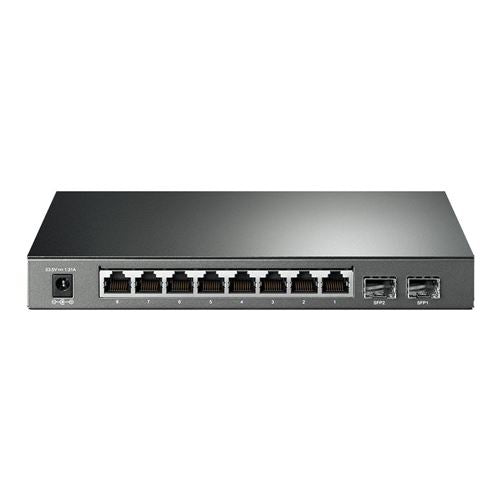 TP-LINK JetStream 10-Port Gigabit Smart Switch with 8-Port PoE+ — vista 3