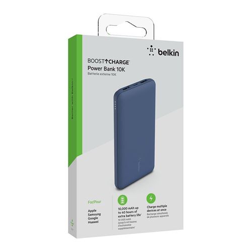 Belkin BoostCharge 3-Port Power Bank 10K USB Type-A to USB Type-C Cable — vista 3