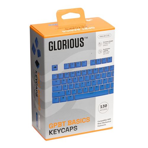 Glorious GPBT Basics Keycaps - Mana Blue — vista 3