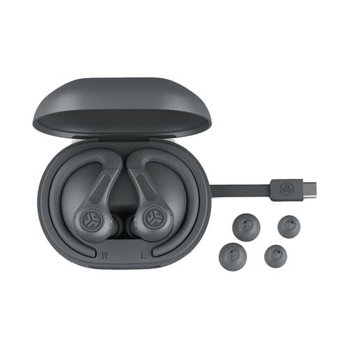 JLab Sport Active Noise Cancelling True Wireless Bluetooth Earbuds - Black — vista 3