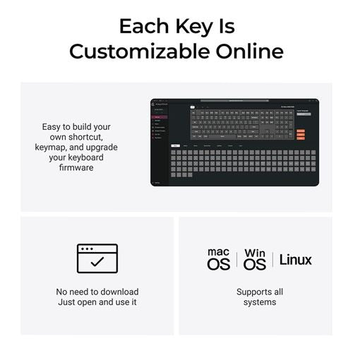 Keychron K5 Max Swappable Gateron RGB Backlight Brown Switch Keyboard — vista 3