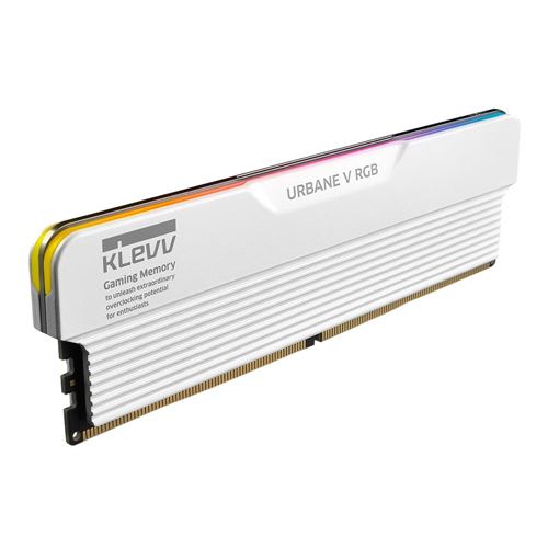 KLEVV URBANE V RGB 32GB (2 x 16GB) DDR5-6000 PC5-48000 CL28 Dual Channel Desktop Memory Kit 5AGUA80-60B280M - Brilliant White (3)