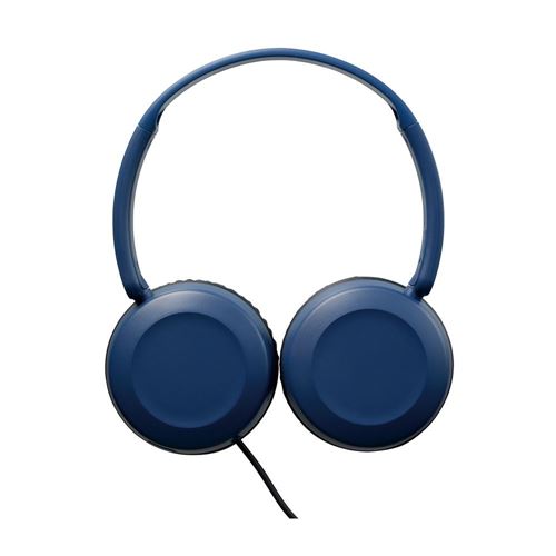 JVC Powerful Sound On Ear Wired Headphones - Blue
 Premium Noise Isolation;  Built-In Micr — vista 3