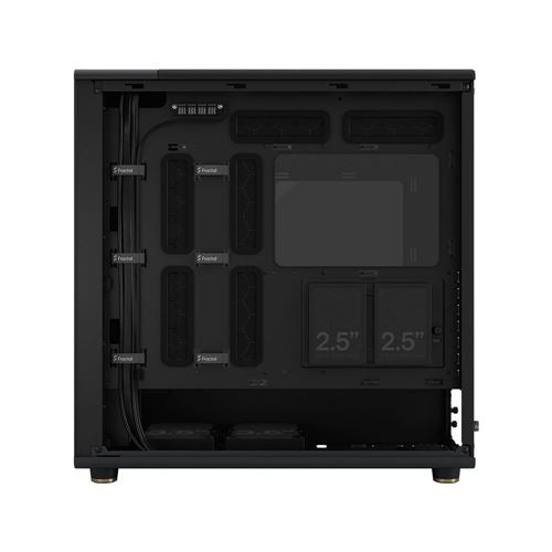 Fractal Design North XL Tempered Tinted Glass eATX Full Tower Computer Case - Black/Walnut — vista 3