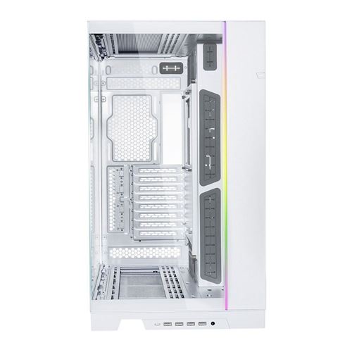 Lian Li O11 Dynamic EVO XL RGB Tempered Glass eATX Full Tower Computer Case - White — vista 3