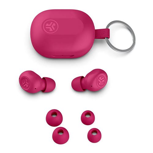 JLab JBuds Mini True Wireless Earbuds - Pink — vista 3