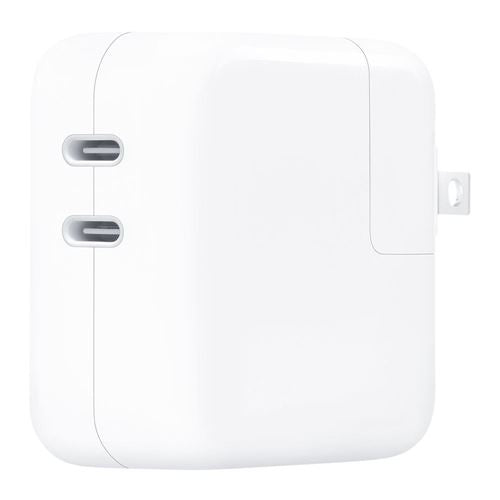 Apple 35W Dual USB-C Port Compact Power Adapter — vista 3