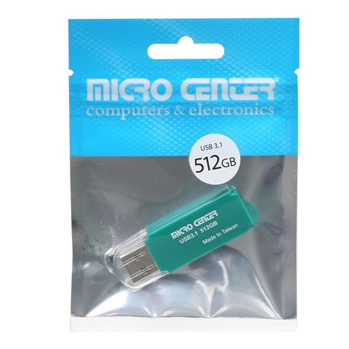 Micro Center 512GB SuperSpeed USB 3.1 (Gen 1) Flash Drive — vista 3