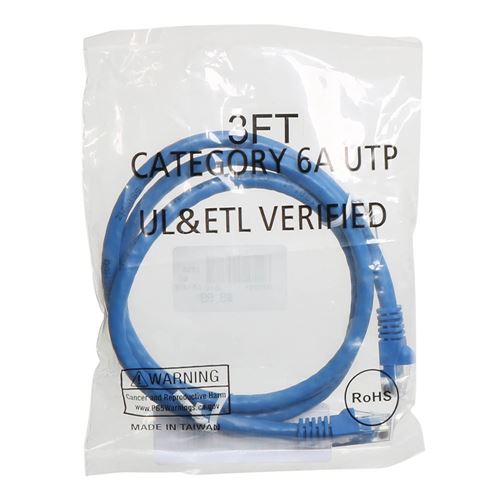 PPA 3 Ft. CAT 6a Ethernet Cable - Blue — vista 3