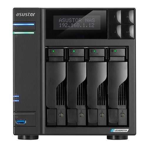 Asustor Lockerstor 4 Gen2 AS6704T v2 4-Bay Diskless NAS — vista 3