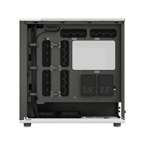Fractal Design North XL Tempered Tinted Glass eATX Mid-Tower Computer Case - White/Oak — vista 3
