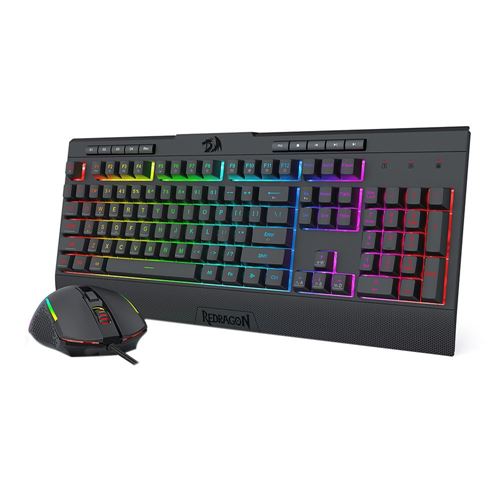 Redragon Wired Keyboard and Mouse Combo - Black — vista 4
