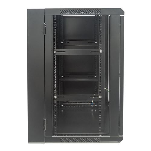 Intellinet 19" Double Section 15U Wallmount Cabinet — vista 4