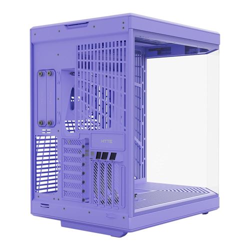 HYTE Y70 Dual Chamber Tempered Glass ATX Mid-Tower Computer Case - Taro Milk — vista 4
