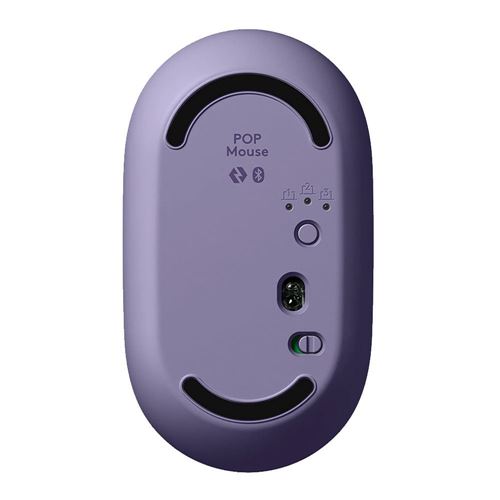 Logitech POP Mouse with emoji- Cosmos — vista 4