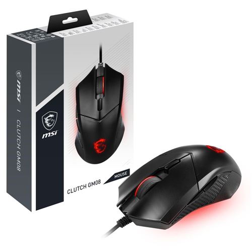 MSI Clutch GM08 Gaming Mouse - Black — vista 4