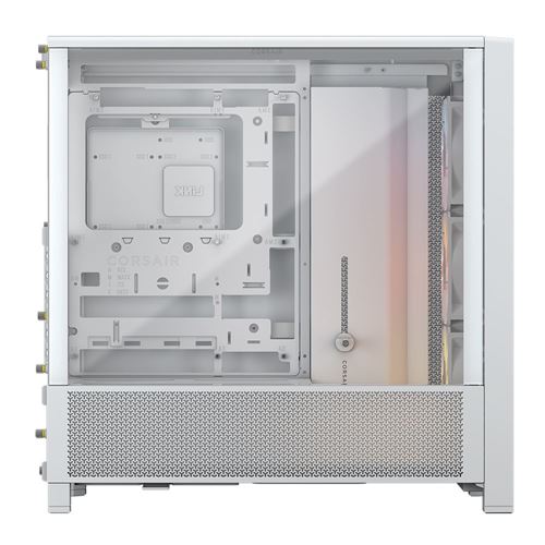 Corsair FRAME 4000D RS ARGB Modular Tempered Glass ATX Mid-Tower Computer Case - White — vista 4