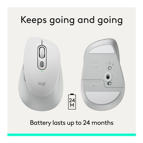Logitech M840L SIG COMFORT MSE WHT — vista 4