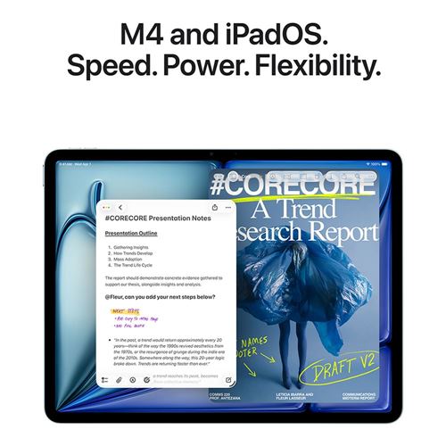 Tablet Apple iPad Air 13" - M4 - Wi-Fi - 256GB - (2026) - Purple - MH5X4LL/A — vista 4