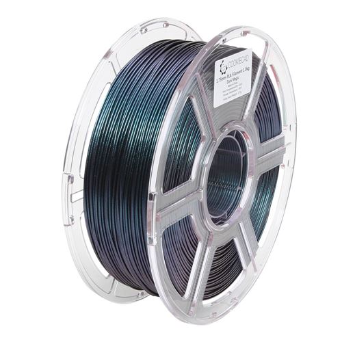 Cookiecad 1.75mm PLA Iridescent Holographic 3D Printer Filament Multi Color Color 1.0 kg ( — vista 4
