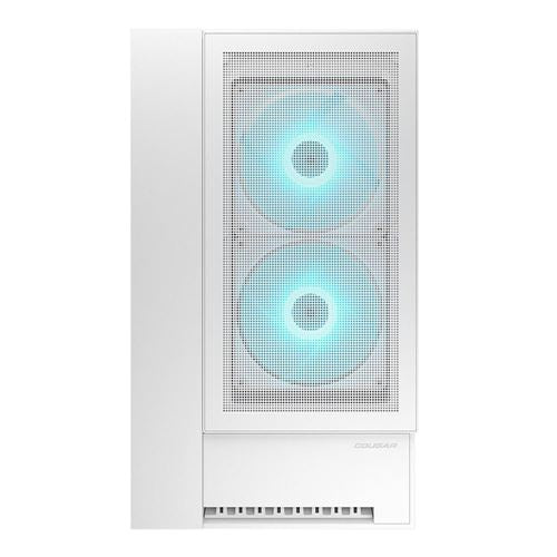 Cougar OmnyX Tempered Glass ATX Mid-Tower Computer Case - White — vista 4