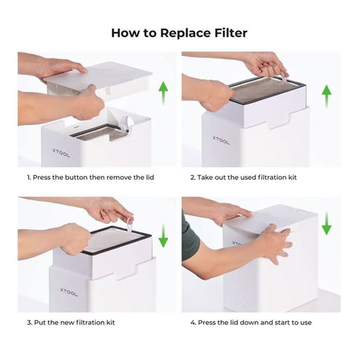 xTool Desktop Air Purifier for xTool F1 — vista 4