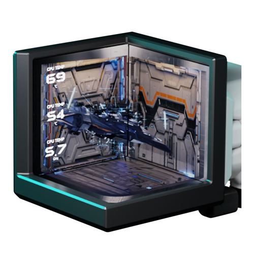 TCOMAS EXITD 360mm All in One Liquid CPU Cooling Kit - Black — vista 4