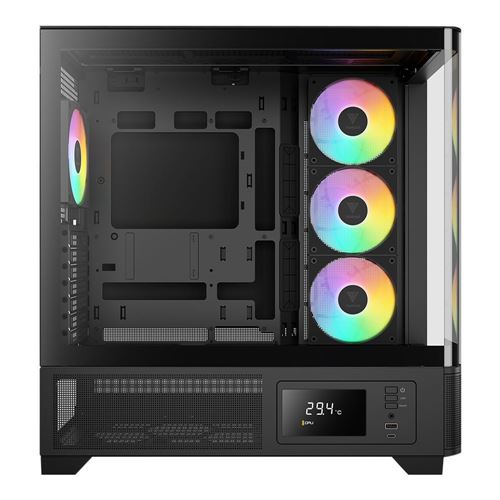 Gamdias Atlas P2 Tempered Glass ATX Mid-Tower Computer Case - Black — vista 4