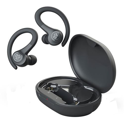 JLab Go Air Sport True Wireless Bluetooth Workout Earbuds - Black
 C3 Clear Calling;  Secu — vista 4