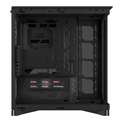 ASUS ROG Cronox Tempered Glass eATX Full Tower Computer Case - Black — vista 4