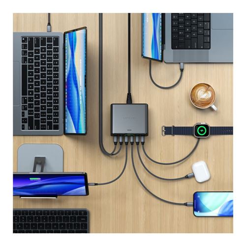Satechi 240W 4C DESKTOP CHARGER — vista 4