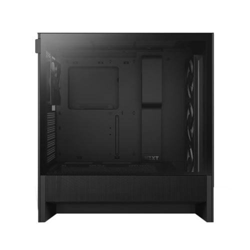 NZXT H5 Flow (2024) RGB Tempered Glass ATX Mid-Tower Computer Case - Black — vista 4