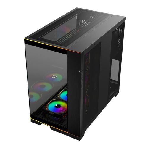 Lian Li O11 DYNAMIC EVO RGB SL Infinity Tempered Glass ATX Mid-Tower Computer Case - Black — vista 4