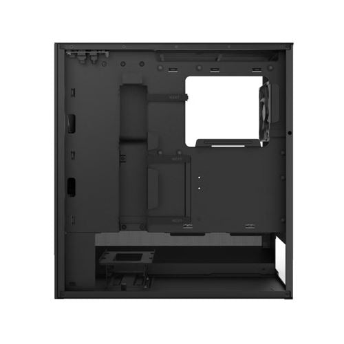 NZXT H5 Flow (2024) Tempered Glass ATX Mid-Tower Computer Case - Black — vista 4